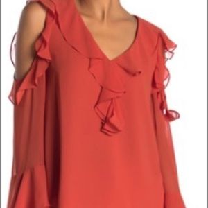 DVF (Diane Von Furstenberg) Cold-Shoulder Blouse